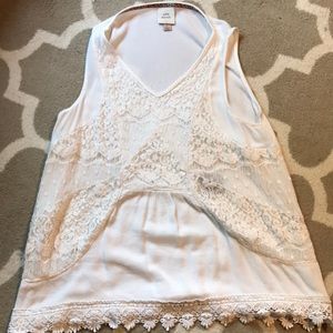 Knox rose lace tank top